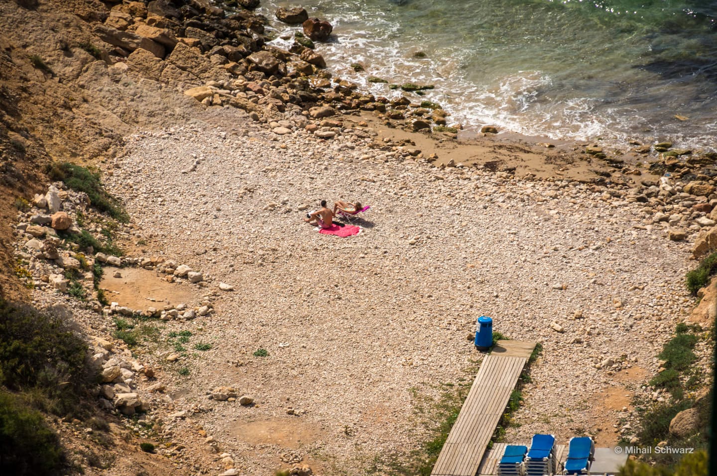 Sandy-pebbly beach
