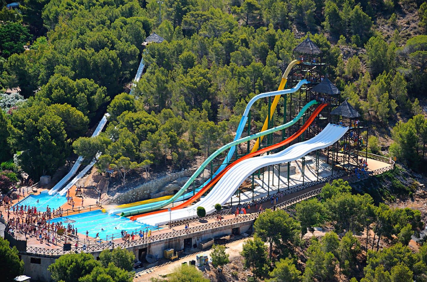 Slides in Aqualandia