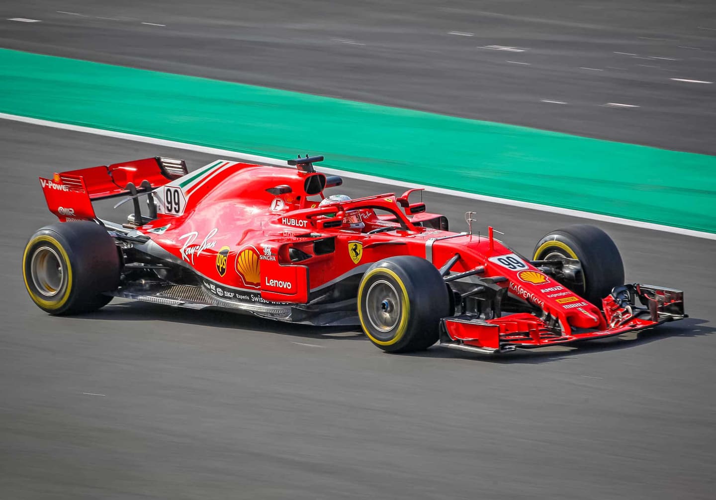 On the Formula 1 track