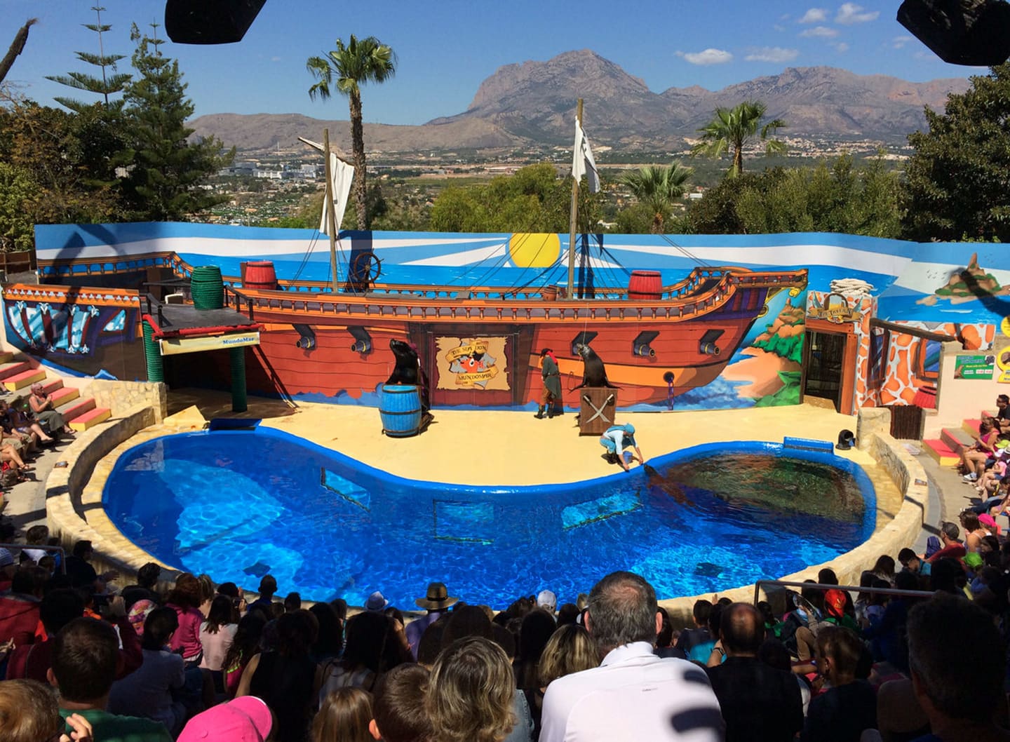 Performance with Navy SEALs in MundoMar Park