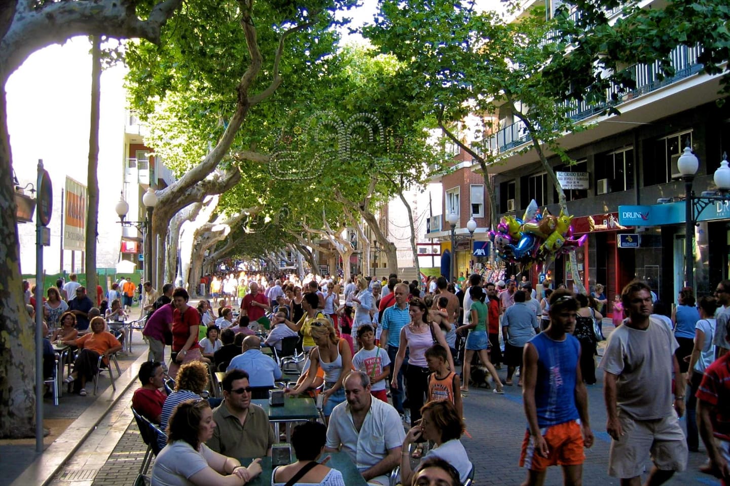 Marquesa de Campos Street after the running of the bulls