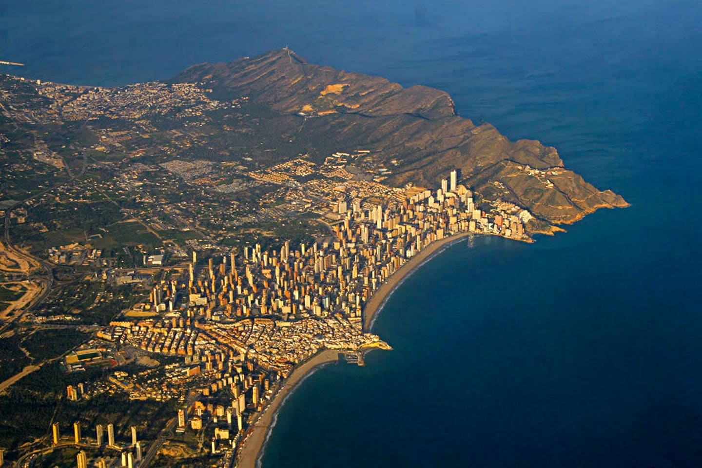 Benidorm from above